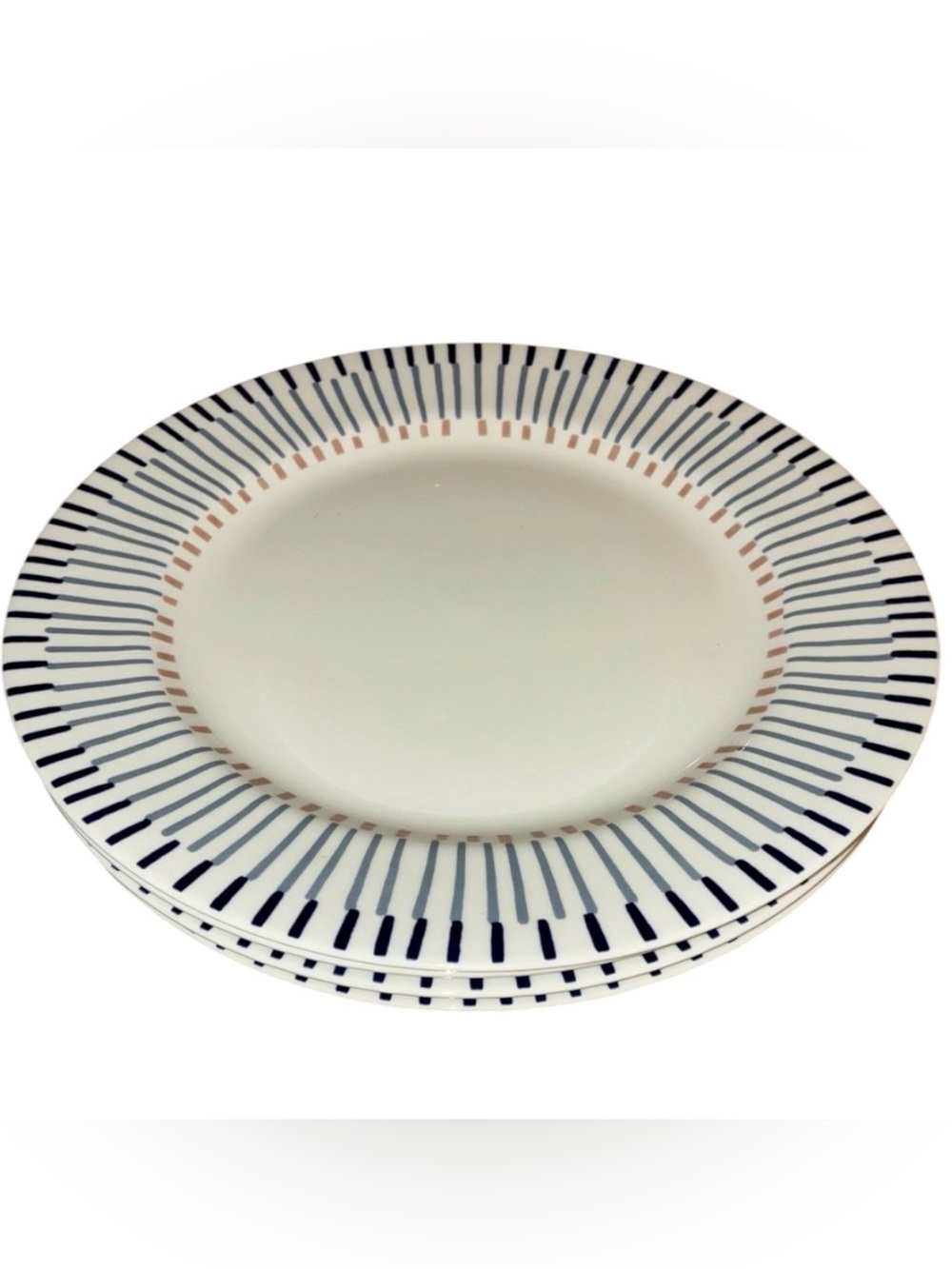 Like New Kate Spade Brook Lane White Dinner Plate set of 4